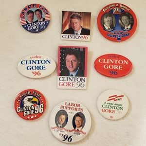 Vintage '96 Political Buttons(9)